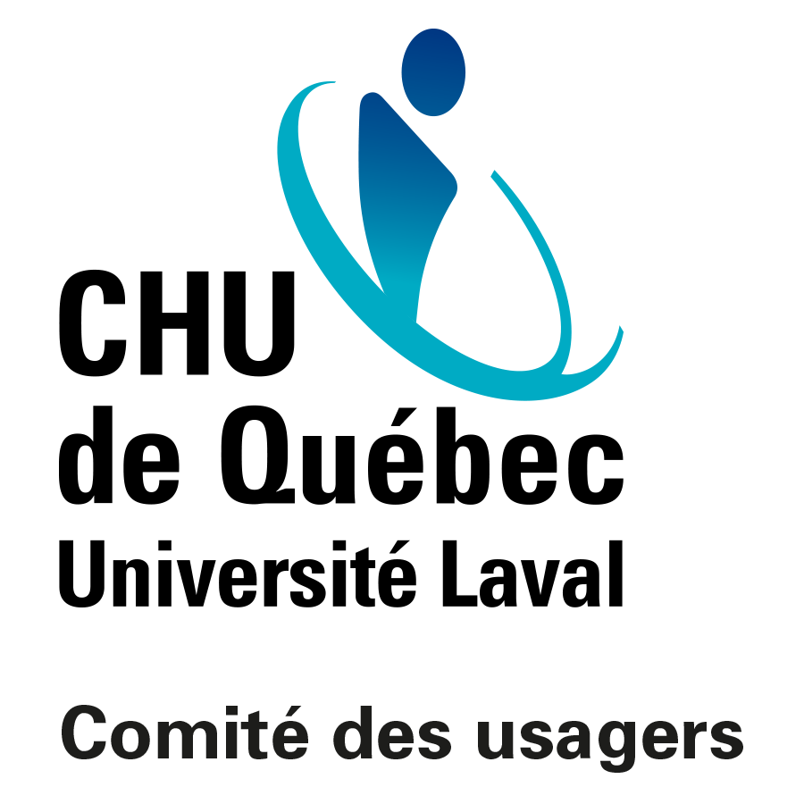 Logo CHU de Québec Université Laval - Comité des usagers